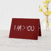 IK BEN GROTER DAN JIJ KAART (Gele Bloem)