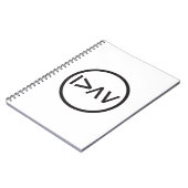 Ik ben groter dan mijn hoogten en onderste - cirke notitieboek (Linkerzijde)