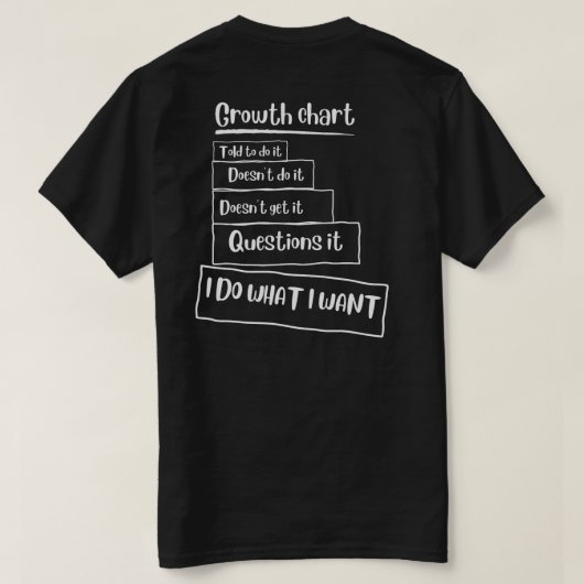 Ik ben Grown T-Shirt (Design achterkant)