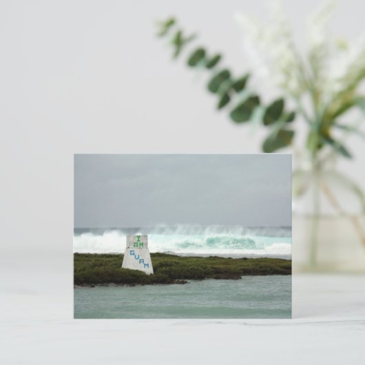 Ik ben Guam Briefkaart (Staand voorkant)