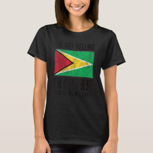 Ik ben Guyanese Guyana Flag Guyanese Root T-shirt