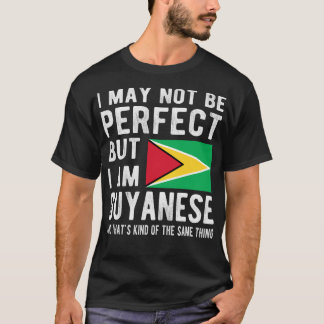 Ik ben Guyanese vlag Guyana Heritage Guyanese Root T-shirt