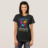 Ik ben haar dochter Autisme Awareness Gran T-shirt (Voorkant volledig)