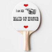 Ik ben haar getuige tafeltennisbatje (Voorkant)