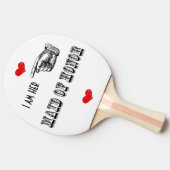 Ik ben haar getuige tafeltennisbatje (Zijkant)