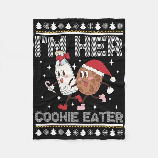 Ik ben haar koekjeseter - ik ben zijn melkdrinker fleece deken (Voorkant)
