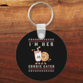 Ik ben haar koekjeseter, ik ben zijn melkdrinker k sleutelhanger (Voorkant)