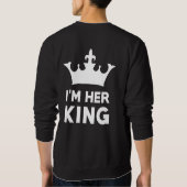 Ik ben haar koning trui (Achterkant)