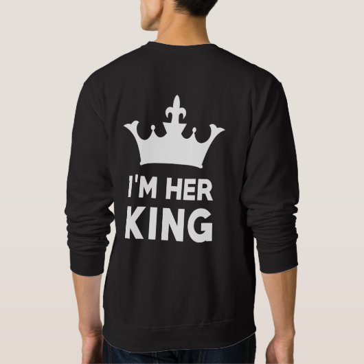 Ik ben haar koning trui (Achterkant)