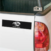 Ik ben haar Lobster Bumpersticker (Op Truck)