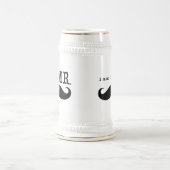 Ik ben haar Mr. Groom Retro Groovy Handlebar Musta Bierpul (Center)