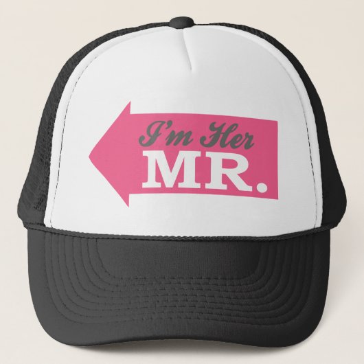 Ik ben haar Mr. (Hot-roze pijl) Trucker Pet (Voorkant)