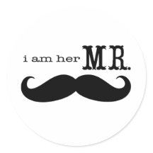 Ik ben haar Mr Mustache Groom