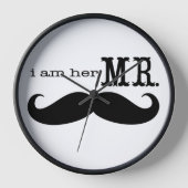 Ik ben haar Mr Mustache Grooms Gifts. (Voorkant)