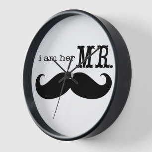 Ik ben haar Mr Mustache Grooms Gifts.