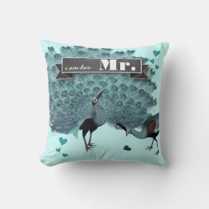 Ik ben haar Mr Peacock Pillow Kussen