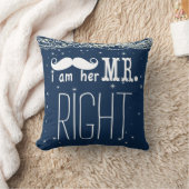 Ik ben haar Mr. Right Groom Pillow Kussen (Deken)