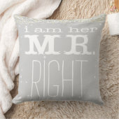 Ik ben haar Mr. Right Groom Pillow Kussen (Deken)