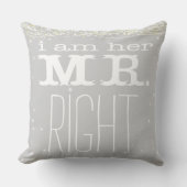 Ik ben haar Mr. Right Groom Pillow Kussen (Voorkant)
