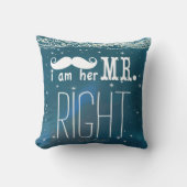 Ik ben haar Mr. Right Groom Pillow Kussen (Voorkant)