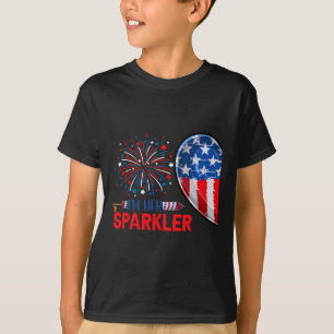 Ik ben haar Sparkler 4th of July grappig paar kost T-shirt