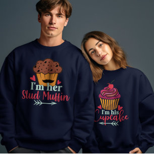 Ik ben haar Stud Muffin Valentijnsdag Paar Matchin Trui
