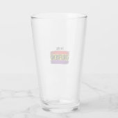 Ik ben haar vriendin Regenboog Pride Vector T-shir Glas (Achterkant)