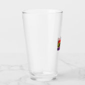 Ik ben haar vriendin Regenboog Pride Vector T-shir Glas (Rechts)
