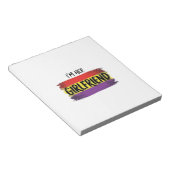 Ik ben haar vriendin Regenboog Pride Vector T-shir Notitieblok (Schuin)