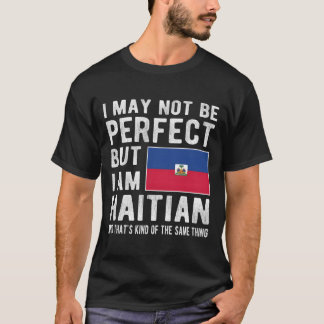 IK Ben Haïtiaanse Vlag Haïti Erfgoed Haïtiaanse Wo T-shirt