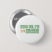 Ik ben half Iers Ronde Button 5,7 Cm (Voorkant /achterkant)