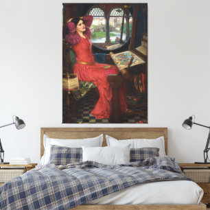 Ik ben half ziek Kunst van John William Waterhouse Canvas Afdruk