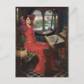 Ik ben half ziek van Shadows - John Waterhouse Briefkaart (Voorkant)