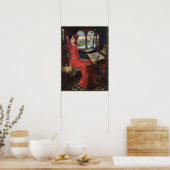 Ik ben half ziek van Shadows - John Waterhouse Poster (Keuken)