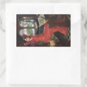 Ik ben half ziek van Shadows - John Waterhouse Rechthoekige Sticker (Tas)