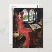 Ik ben half ziek van Shadows, zei de dame van Shal Briefkaart (Voorkant / Achterkant)