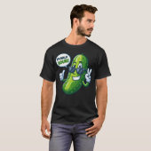 Ik ben half zure grappige augurk t-shirt (Voorkant volledig)