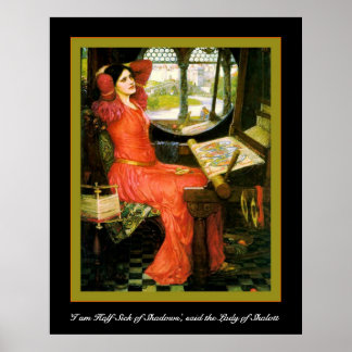 "Ik ben halfziek van Shadows" Poster