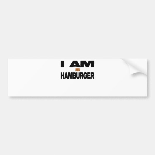 Ik ben Hamburger Bumpersticker (Voorkant)