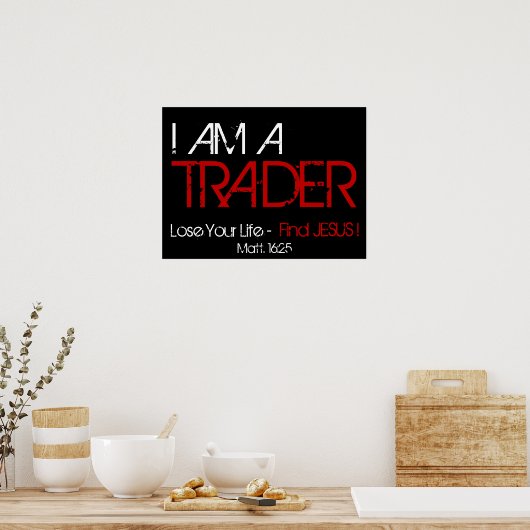 Ik ben HANDELAAR Poster (Keuken)