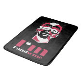 Ik ben handig abstract gezicht Hoesje-Mate iPhone Badmat (Gekanteld)