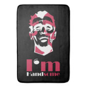 Ik ben handig abstract gezicht Hoesje-Mate iPhone  Badmat (Voorkant Verticaal)