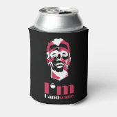 Ik ben handig abstract gezicht Hoesje-Mate iPhone  Blikjeskoeler (Blikje Achterkant)