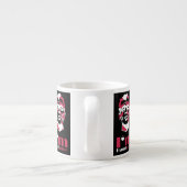 Ik ben handig abstract gezicht Hoesje-Mate iPhone  Espresso Kop (Achterkant)