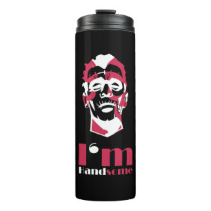 Ik ben handig abstract gezicht Hoesje-Mate iPhone  Thermosbeker