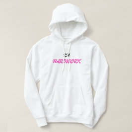 Ik ben hardwerkende schattige bijpassende mannen-t hoodie