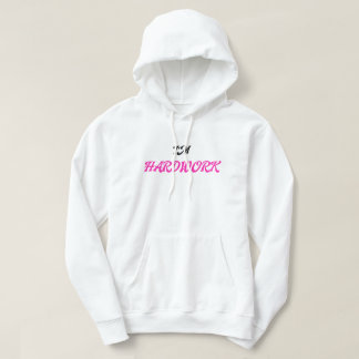Ik ben hardwerkende schattige bijpassende mannen-t hoodie