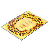 Ik ben heel blij als, Wreathe of Sunflower Notitieboek (Linkerzijde)