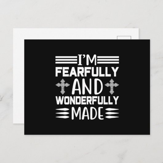 Ik ben heel blij en waanzinnig gemaakt aankondigingskaart (Voorkant / Achterkant)