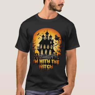 Ik ben Heks Geheime Huis Volle Maan Pompoenen T-shirt